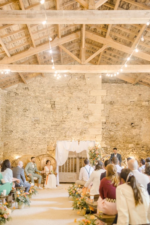 composition florale rose marron beige gris